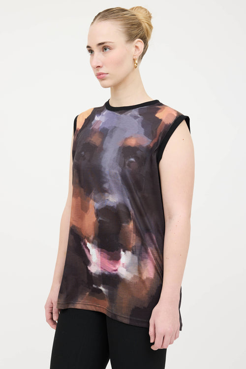 Givenchy Printed Sleeveless Top