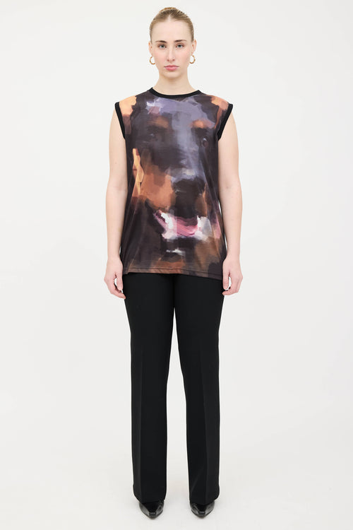 Givenchy Printed Sleeveless Top