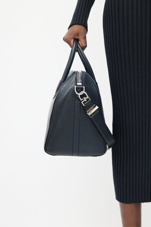 Givenchy Navy Antigona Leather Bag