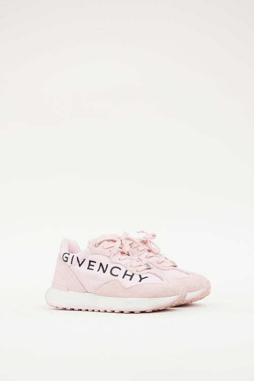 Givenchy Pink & Black GIV Platform Sneaker