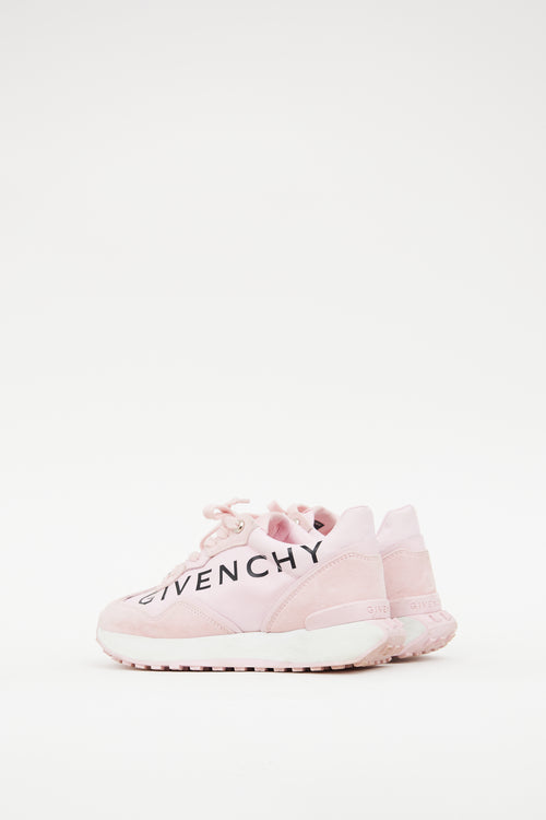 Givenchy Pink & Black GIV Platform Sneaker