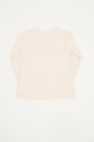 Givenchy Pink Chest Logo Top