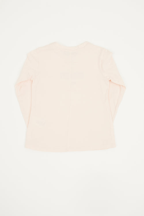Givenchy Pink Chest Logo Top