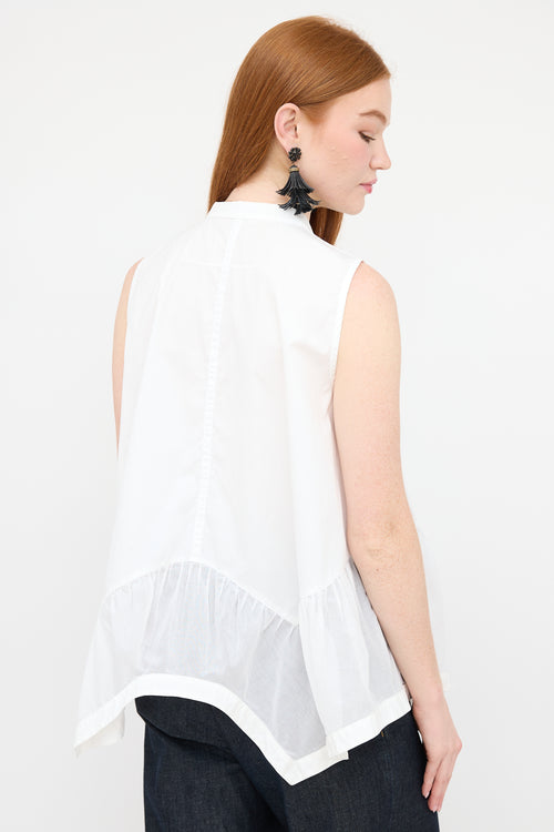 Givenchy Poplin Sleeveless Blouse