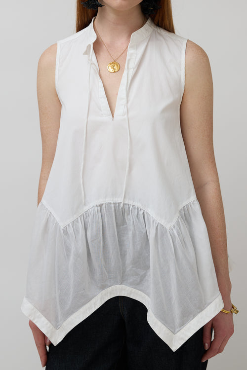 Givenchy Poplin Sleeveless Blouse