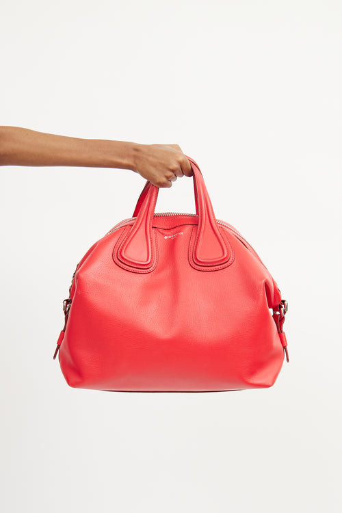 Givenchy Red Nightingale Medium Bag