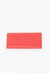 Givenchy Red Leather Bifold Wallet