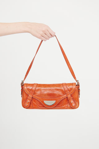 Givenchy Red Leather Shoulder Bag