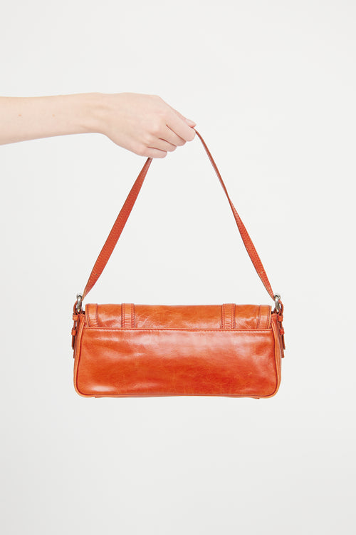 Givenchy Red Leather Shoulder Bag