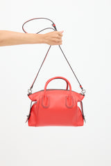 Givenchy Red Leather Small Antigona Bag