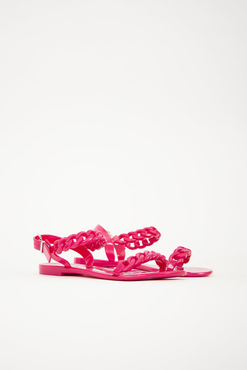 Givenchy Rubber Chain Sandal