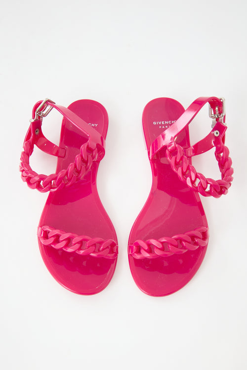 Givenchy Rubber Chain Sandal