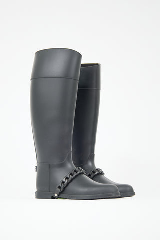 Givenchy Rubber Eva Chain Boot