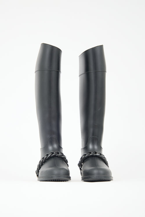 Givenchy Rubber Eva Chain Boot