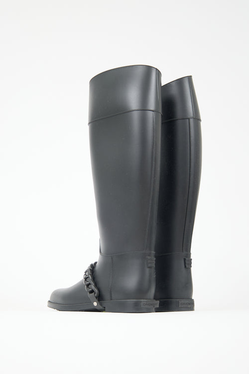 Givenchy Rubber Eva Chain Boot