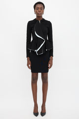 Givenchy Ruffle Peplum Jacket