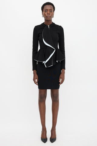 Givenchy Ruffle Peplum Jacket