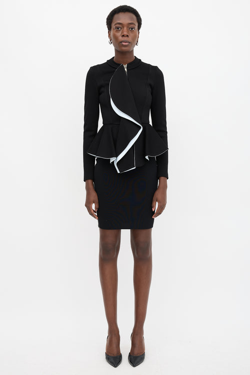 Givenchy Ruffle Peplum Jacket
