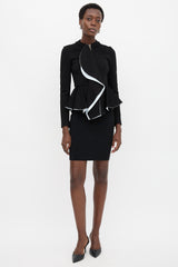 Givenchy Ruffle Peplum Jacket