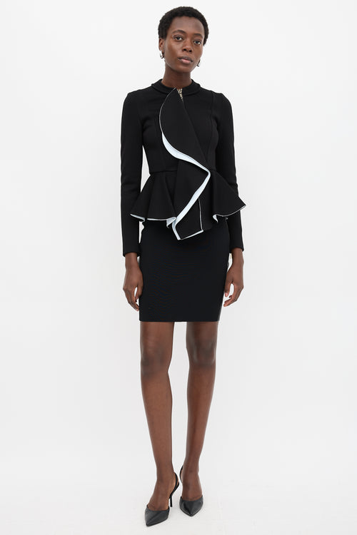 Givenchy Ruffle Peplum Jacket