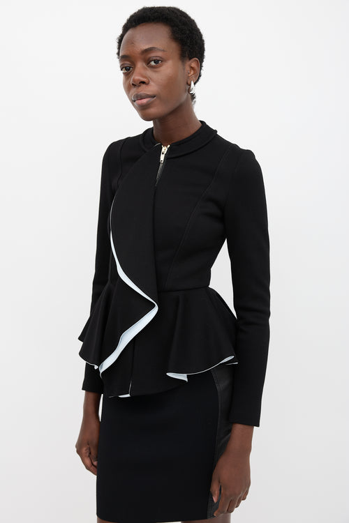Givenchy Ruffle Peplum Jacket