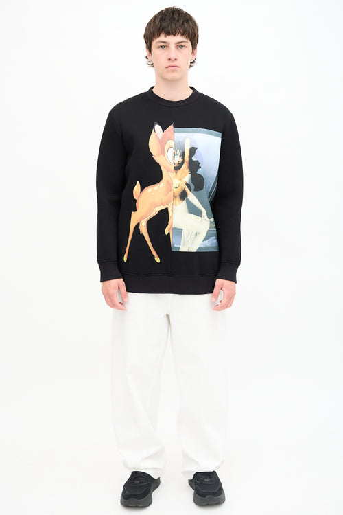 Givenchy SS 2017 Bambi Graphic Sweatshirt