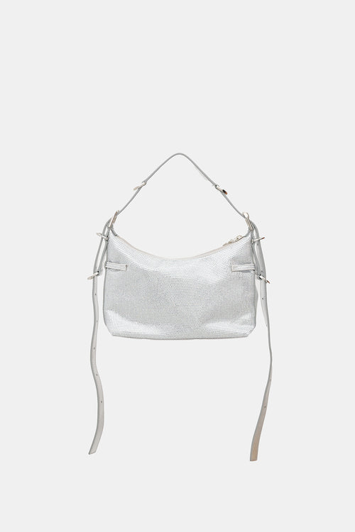 Givenchy Satin & Leather Mini Voyou Bag