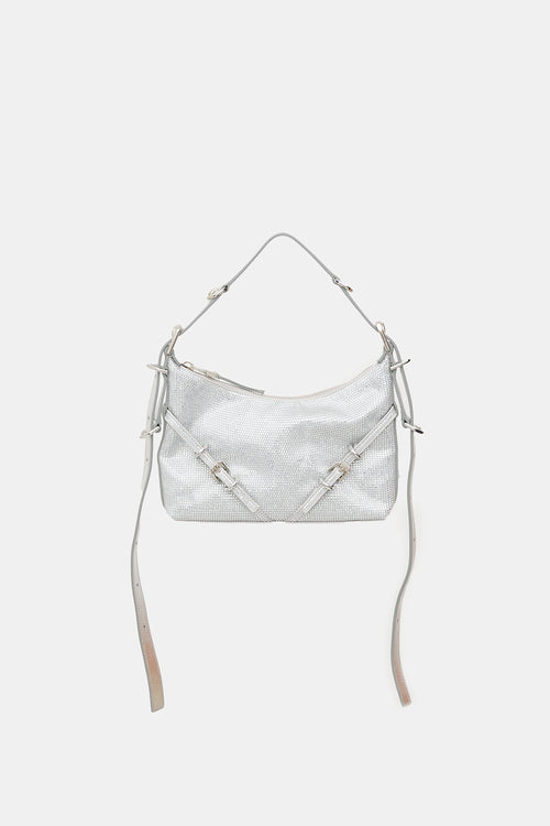 Givenchy Satin & Leather Mini Voyou Bag