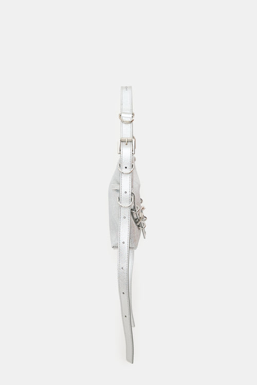 Givenchy Satin & Leather Mini Voyou Bag