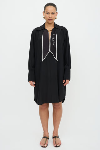 Givenchy Silk Logo Scarf Dress
