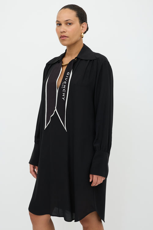Givenchy Silk Logo Scarf Dress