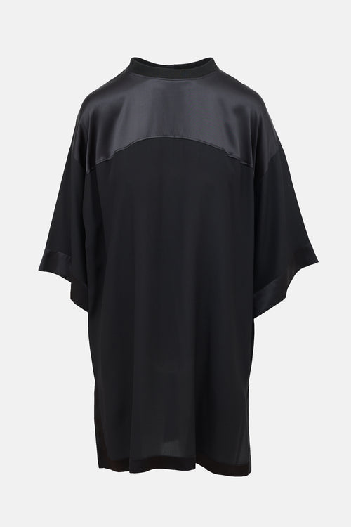 Givenchy Silk Satin & Crepe Dress