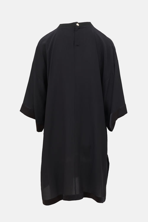 Givenchy Silk Satin & Crepe Dress