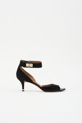 Givenchy Suede Lock Sandal