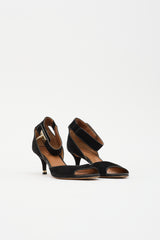 Givenchy Suede Lock Sandal