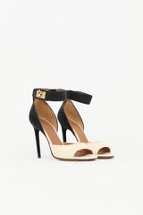 Givenchy Leather & Suede Lock Heel