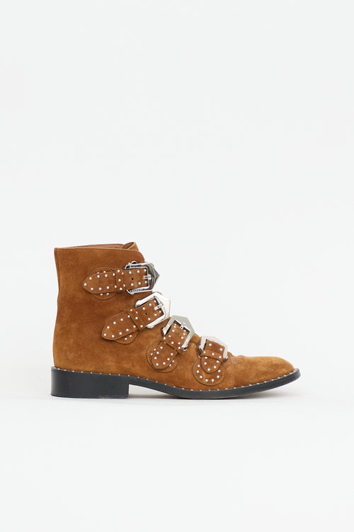 Givenchy Suede Studded Boot