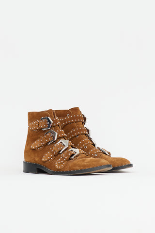 Givenchy Suede Studded Boot