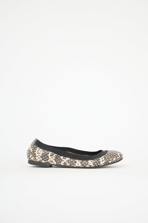 Givenchy Textured Stretch Ballet Flat