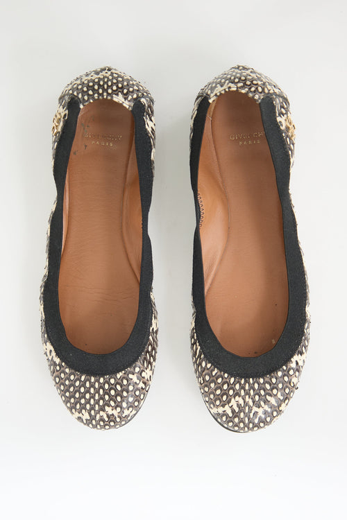 Givenchy Textured Stretch Ballet Flat