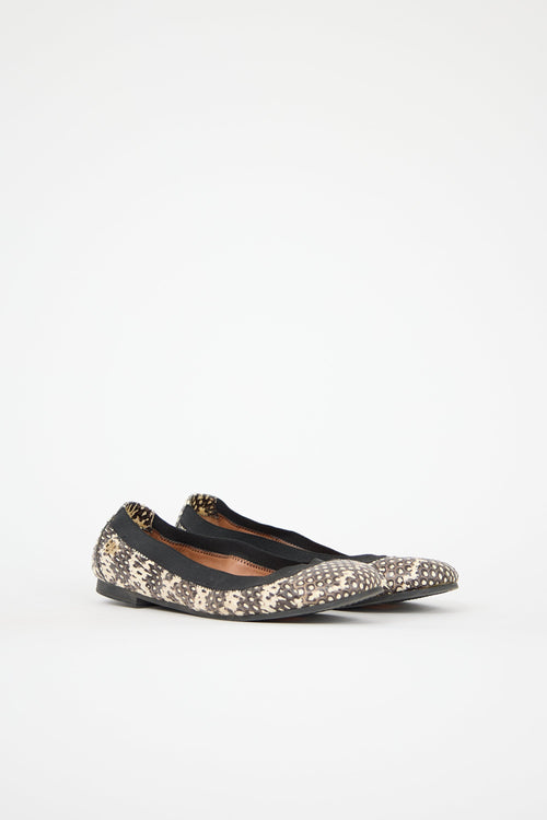 Givenchy Textured Stretch Ballet Flat