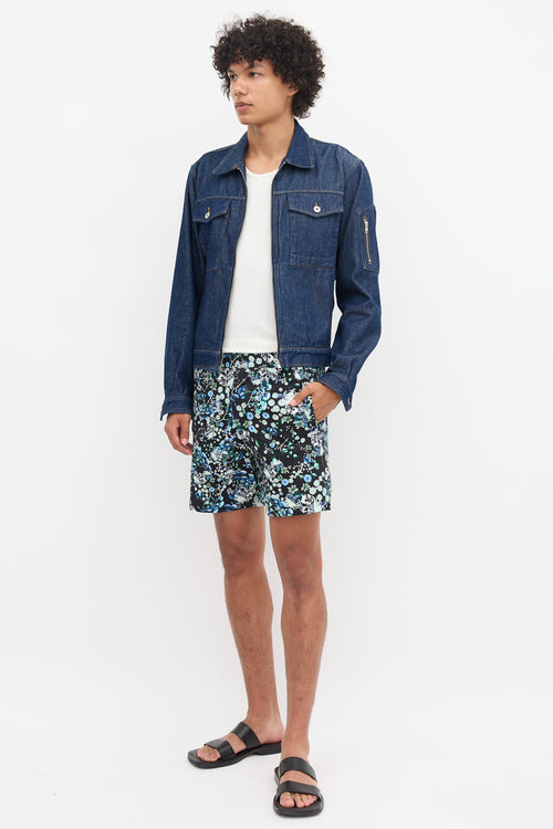 Givenchy Twill Floral Shorts