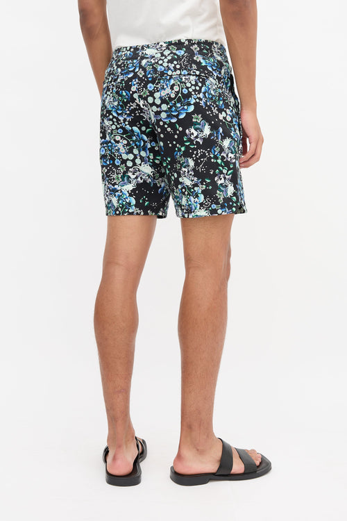 Givenchy Twill Floral Shorts