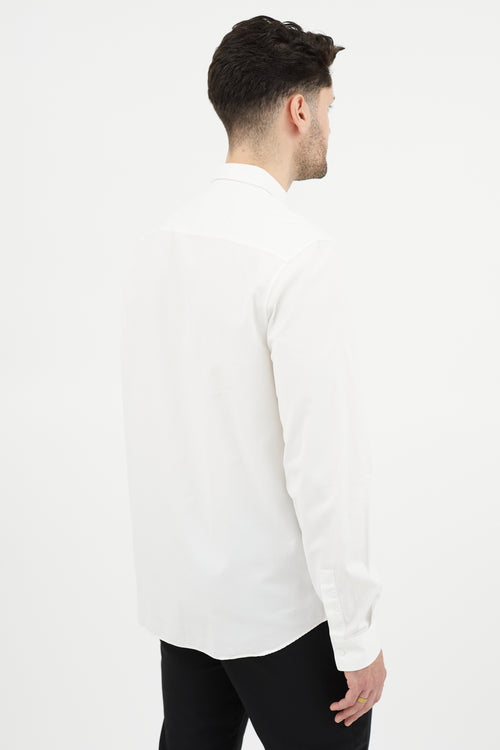 Givenchy White & Black X Shirt