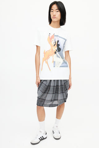 Givenchy White & Multicolour Bambi T-Shirt