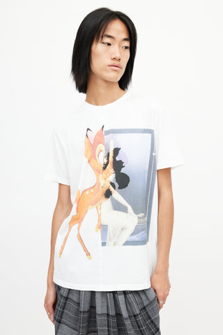 Givenchy White & Multicolour Bambi T-Shirt
