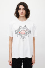 Givenchy White & Multicolour Studio Homme T-Shirt