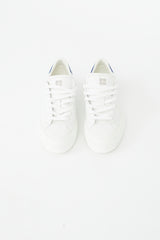 Givenchy White & Blue Leather City Sport Sneaker