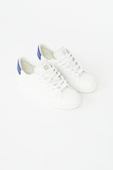 Givenchy White & Blue Leather City Sport Sneaker