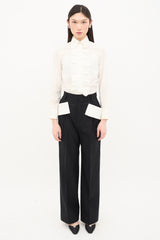 Givenchy Wool Band Trouser